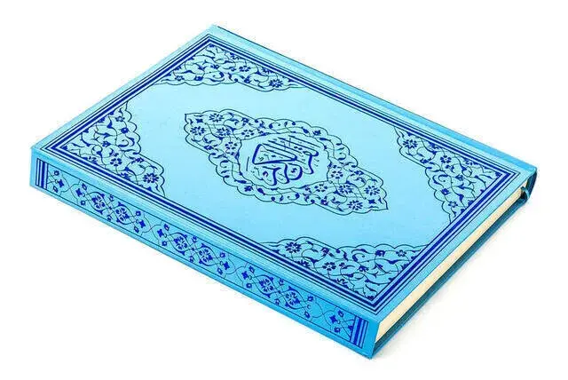 Kuran Karim - Plain Arabic - Cami Boy - Audio - Blue Color - Computer Lined - 1