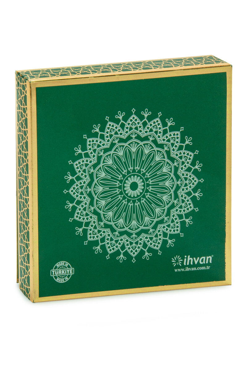 Kutulu Kuranı Kerim Seti | Tesbih + Zikirmatik Hediye Seti - Yeşil - 9