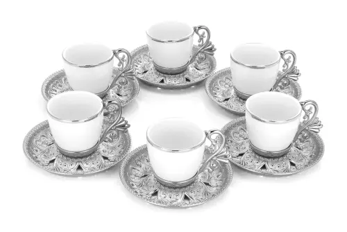 Lal 6 lı Hediyelik Set - Gümüş - 4