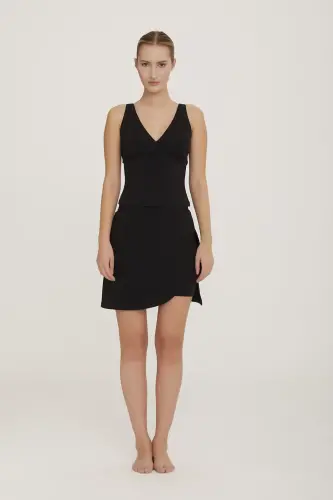 Lapieno Nory 3609-23 Black Suit Pool Swimsuit - 2