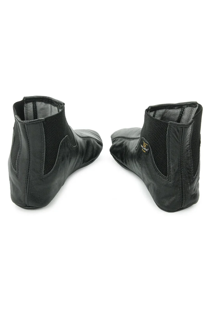 Lastikli Nefes Alabilen, Su Geçirmez Deri Mest Çorap Siyah - 7