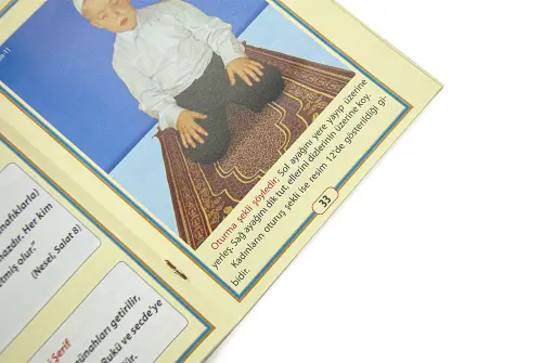 Learning Ablution, Ghusl and Prayer Book - Pocket Size - Blue - Recommended by M.E.B - 4