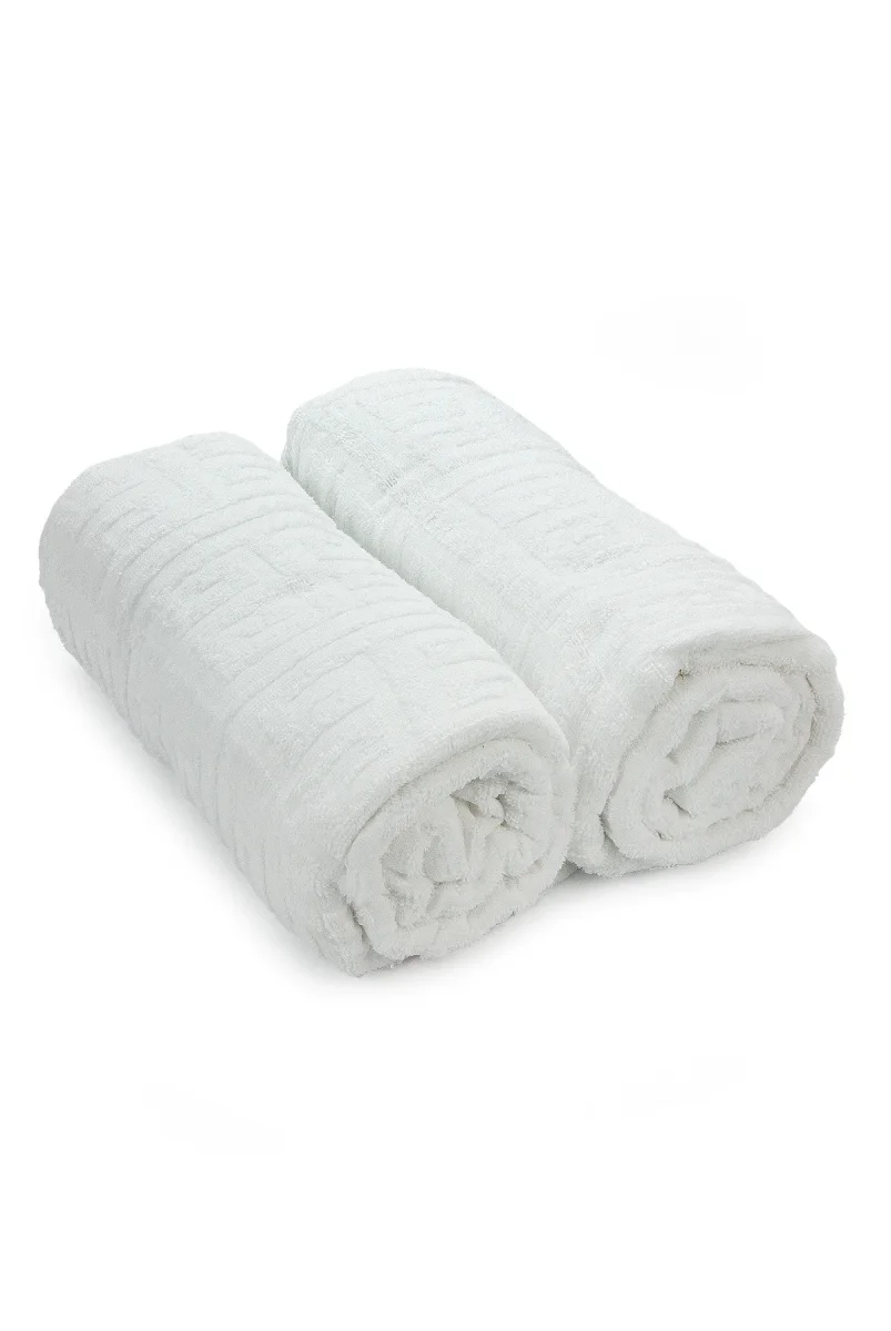 Lüks %100 Pamuk Erkek İhram - Hac Umre için Terletmez Dikişsiz 2 Parça Set - 110X220 cm - 5