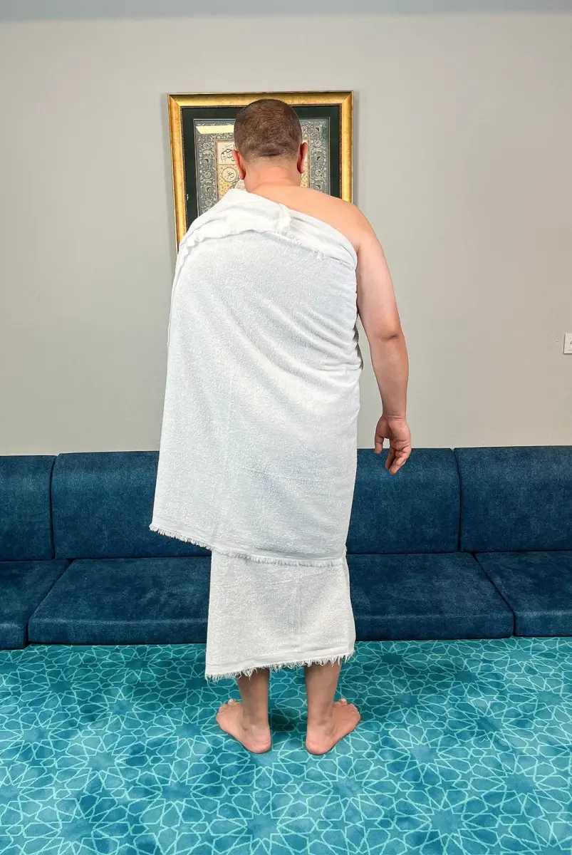 Lüks Bambu Hac Umre İhram Seti - İhram Takımı, Kemer, Saç Kesim Aparatı, Priz Dönüştürücü, Mendil ve Şampuan - 11