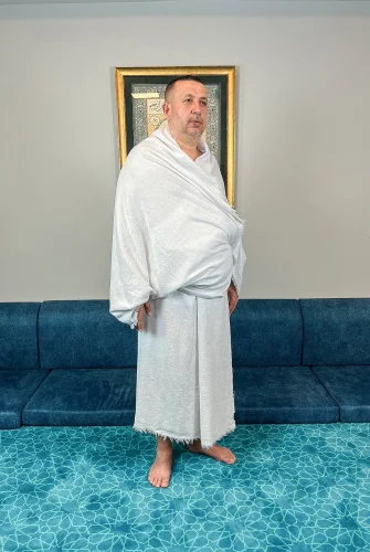 Lüks Bambu Hac Umre İhram Seti - İhram Takımı, Kemer, Saç Kesim Aparatı, Priz Dönüştürücü, Mendil ve Şampuan (CVZ) - 6