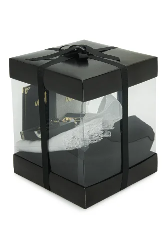 Lüks Özel PVC Kutu Hediyelik Çeyizlik İbadet Seti - Siyah - ihvanonline (1)