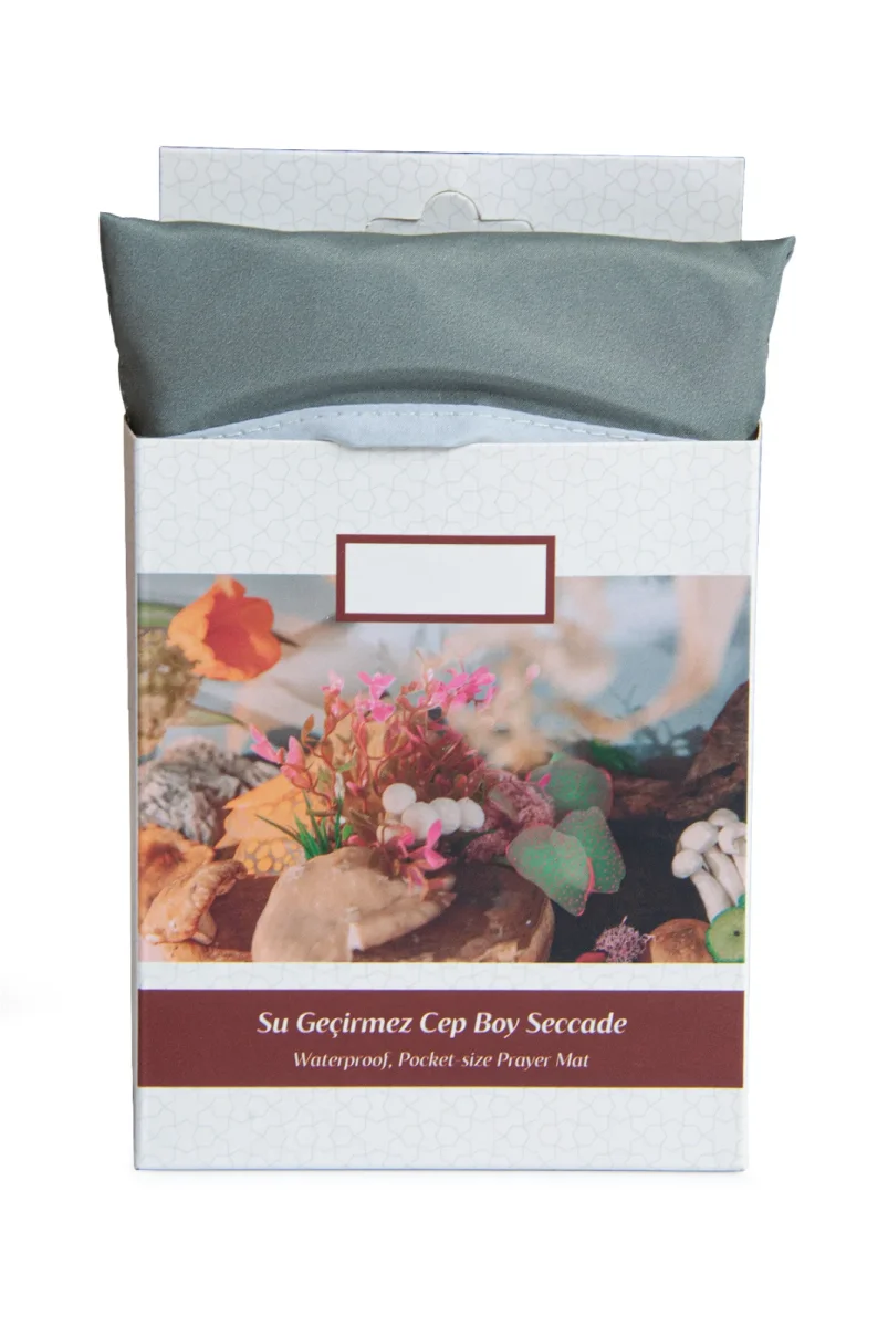 Lüks Su Geçirmez Çantalı Cep Seccadesi, Taşınabilir Seyahat Namazlığı - 2