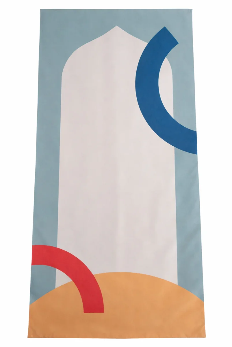 Lüks Su Geçirmez Çantalı Cep Seccadesi, Taşınabilir Seyahat Namazlığı - 7