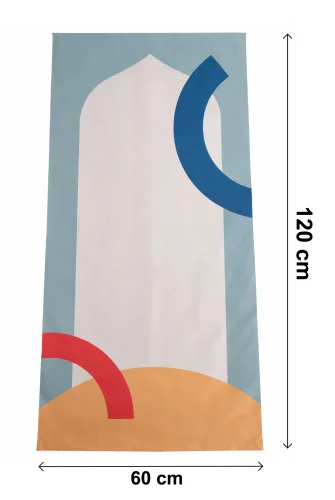 Lüks Su Geçirmez Çantalı Cep Seccadesi, Taşınabilir Seyahat Namazlığı - 8