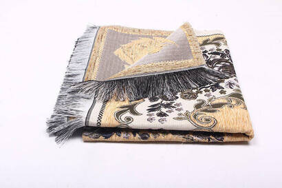 Lux Gulce Chenille Prayer Rug - 0260 - Cream Color - 4