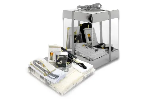 Luxury Custom Pvc Box Dowry Gift Worship Set Gray - ihvanonline (1)