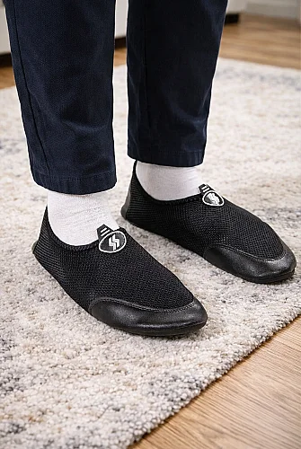 Luxury Practical Black Hajj Umrah Tawaf Booties - 1