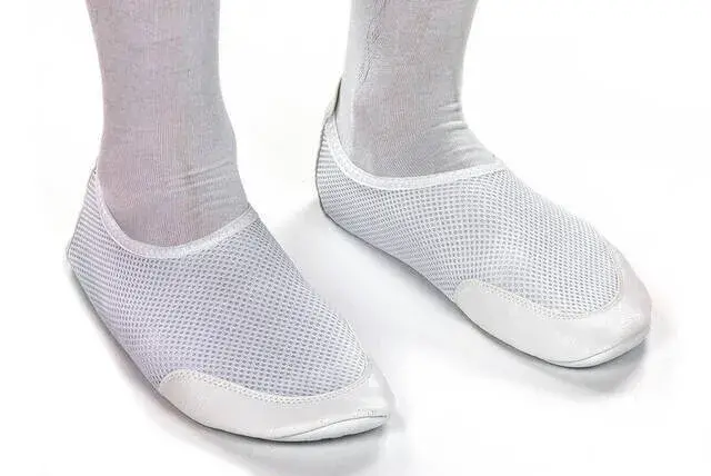 Luxury Practical White Hajj Umrah Tawaf Booties - 2