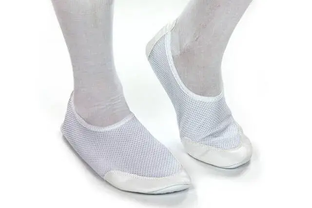Luxury Practical White Hajj Umrah Tawaf Booties - 3