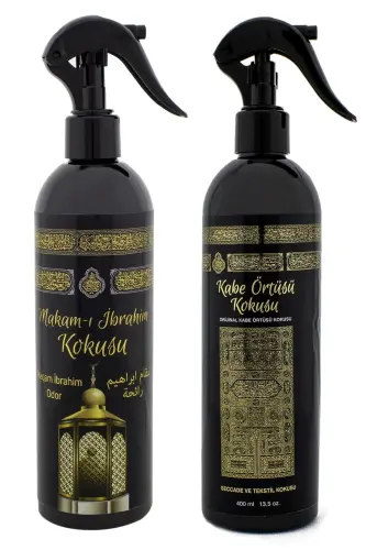 Makamı İbrahim Ve Kabe Örtüsü Kokusu Sprey 400 Ml. Siyah - Esved (1)