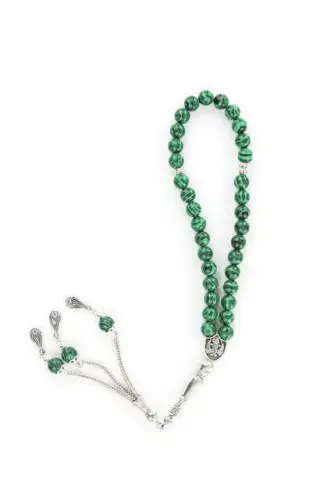 Malachite Ceyt Stone 33-Piece Rosary - İhvan (1)