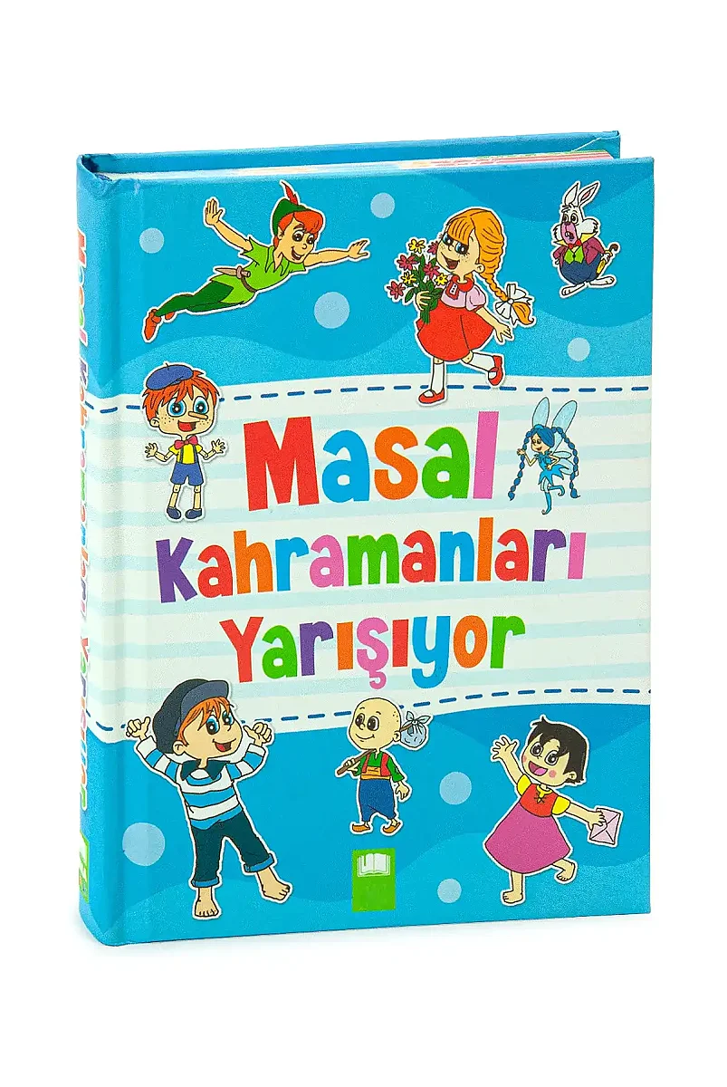 Masal Kahramanları Yarışıyor - Ciltli Çocuk Masal Kitabı (12.5x16.5 cm) - 2
