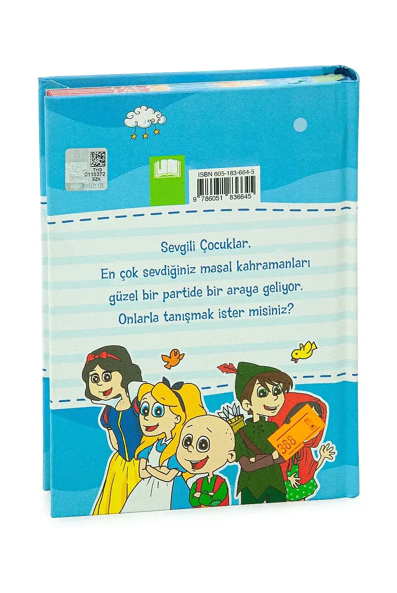 Masal Kahramanları Yarışıyor - Ciltli Çocuk Masal Kitabı (12.5x16.5 cm) - 3