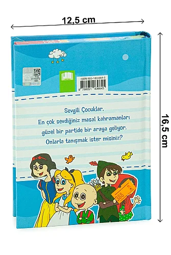 Masal Kahramanları Yarışıyor - Ciltli Çocuk Masal Kitabı (12.5x16.5 cm) - 4