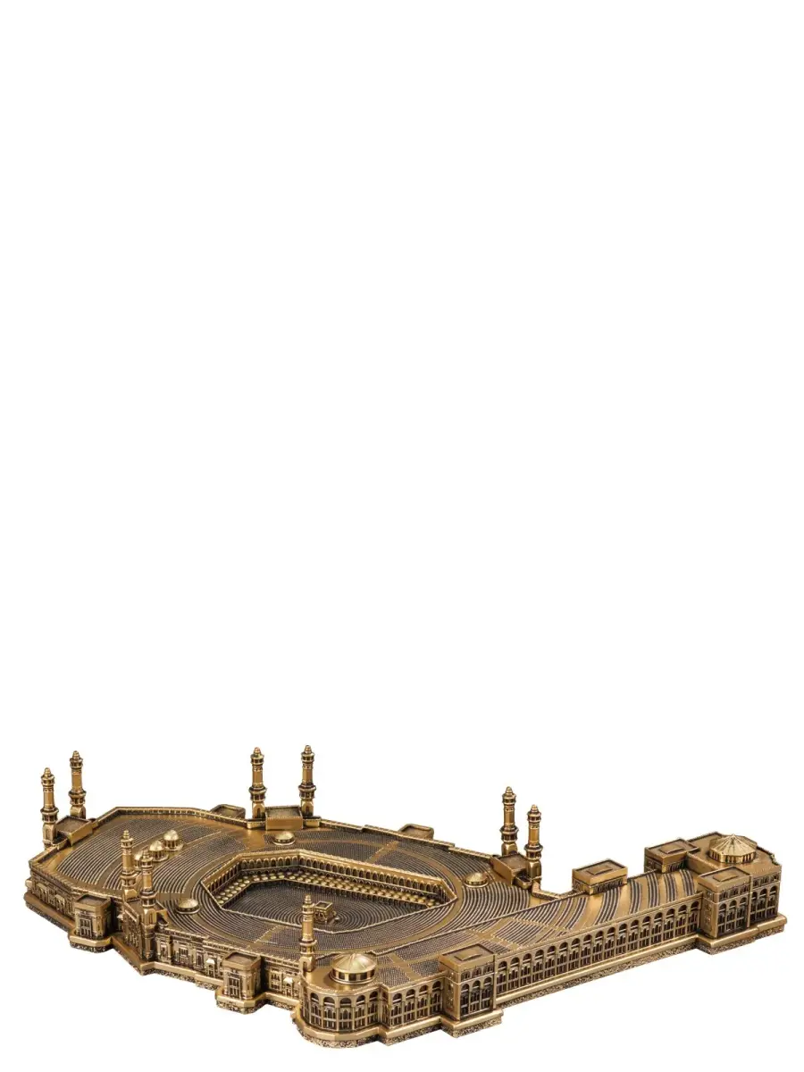 Masjid Haram Kaaba Trinket Religious Gift Gold Color - 2