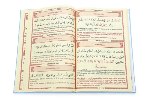 Mavi Çeyizlik Seccade Seti Gelin Bohçasına Uygun Dini Hediyelik İsme Özel Yasin Kitabı - 7