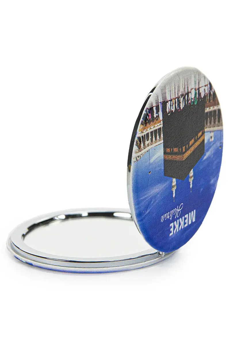 Mecca and Medina Souvenir Double Sided Pocket Mirror - 3
