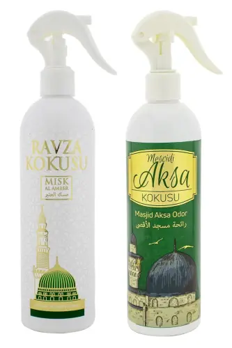 Medine Ravza Ve Mescidi Aksa Kokusu Sprey 400 Ml. Beyaz - Esved (1)