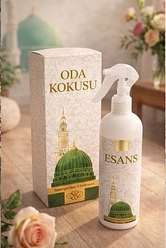 Medine Ravza Desenli Seccade ve Esans Seti Dini Hediyelik Set - 3