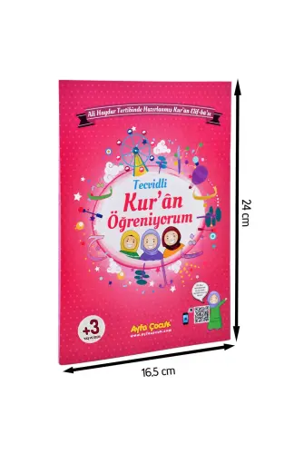 Medium Color Kids Elif-Ba Pink-1657 - 2