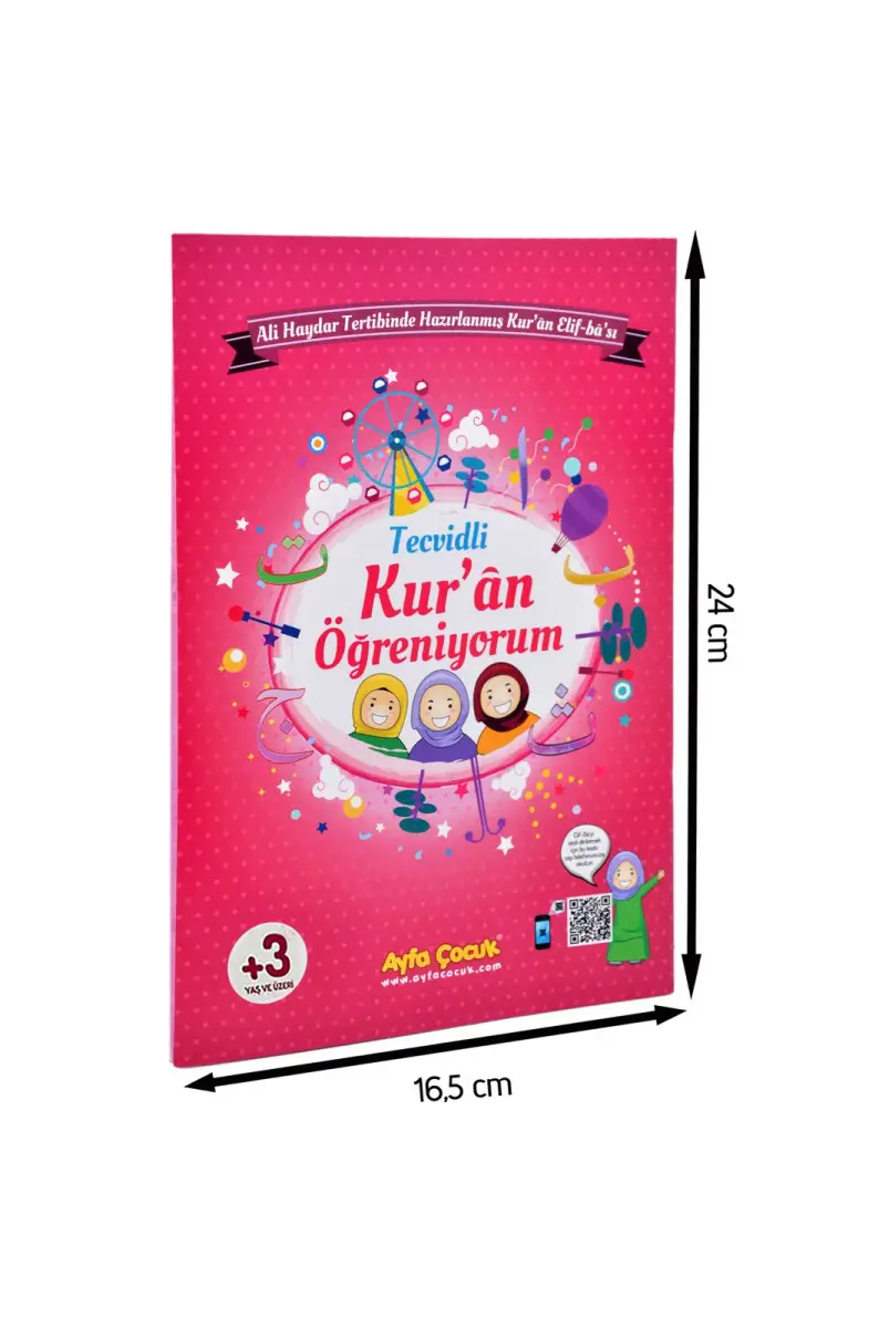 Medium Color Kids Elif-Ba Pink-1657 - 2