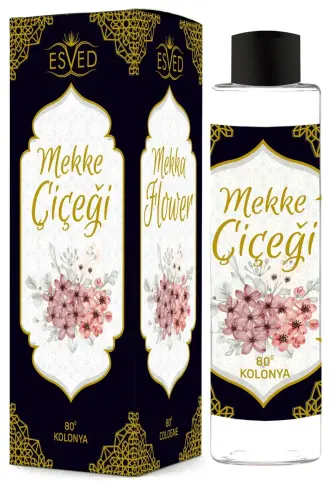 Mekke Çiçeği Ve Medine Çiçeği Kolonya 400Ml. 80 Derece 4 Adet - Esved (1)