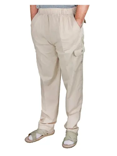 Men's Hajj Umrah Clothing and Necessity Set Cream - 4