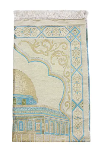 Mescid-i Aksa Desenli Şönil Seccade - 3