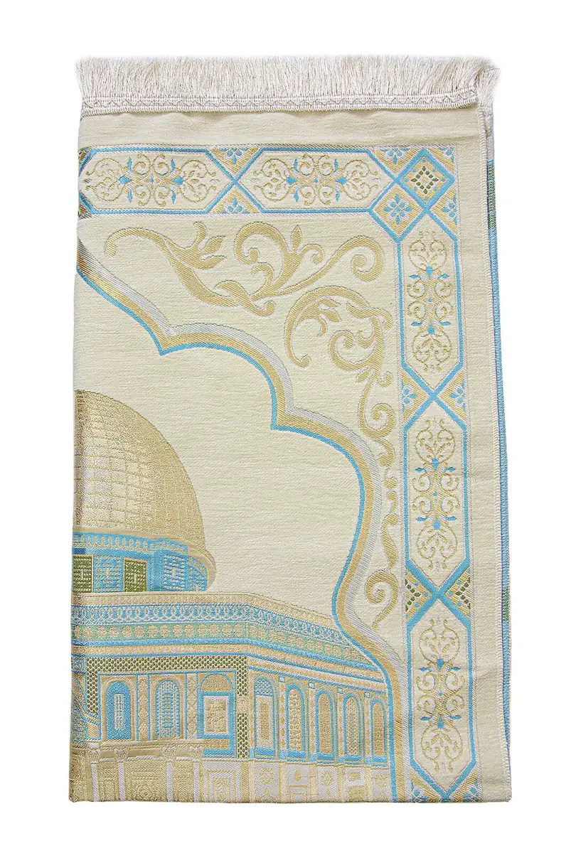Mescid-i Aksa Desenli Şönil Seccade - 3