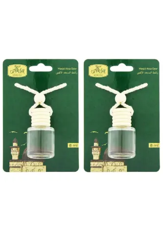 Mescidi Aksa Kokusu 8 Ml Araba Kokusu Cam Şişe 2 Adet - Esved (1)