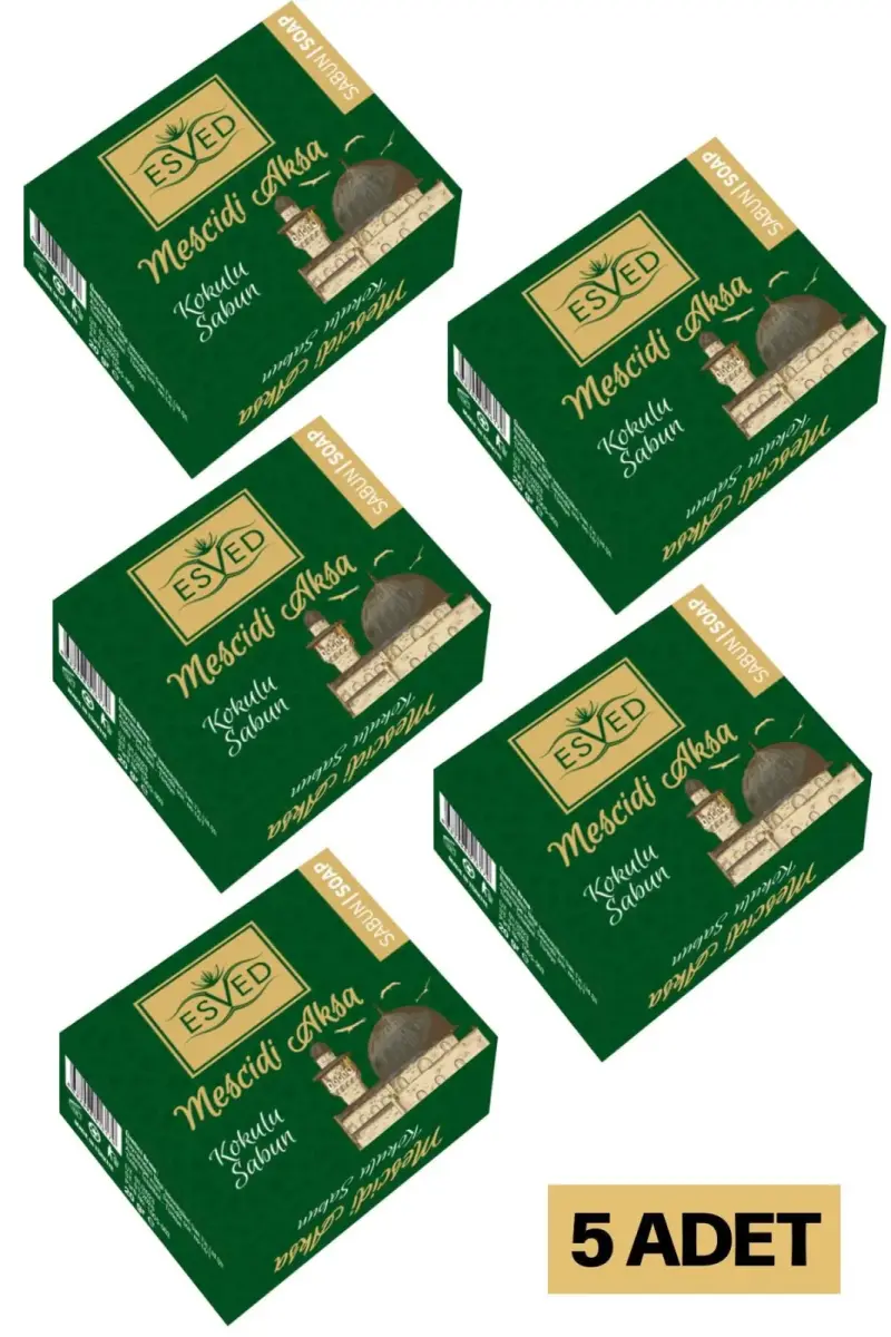 Mescidi Aksa Kokusu Sabun 20 Gr - 5 Adet - 1