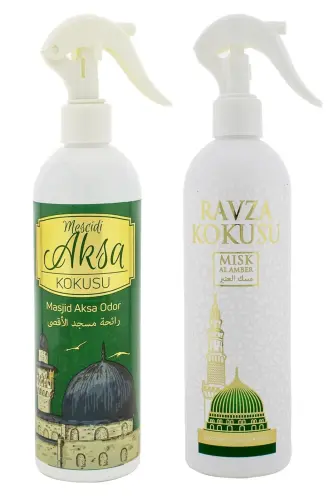 Mescidi Aksa Ve Medine Ravza Kokusu Sprey 400 Ml. Beyaz - Esved (1)