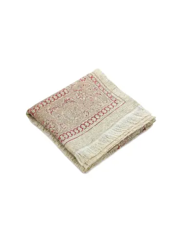 Mihraplı Lüks Şönil Seccade Bordo - ihvanonline (1)