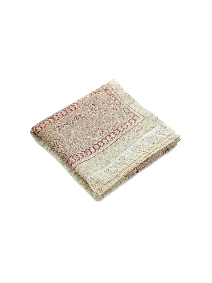 Mihraplı Lüks Şönil Seccade Bordo - 2