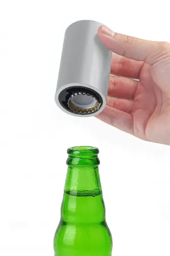 Mıknatıslı Bas Çek Otomatik Şişe Açacağı Gri - ihvanonline (1)
