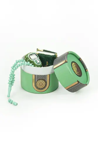 Mini Cylinder Boxed Mevlit Gift Set - 16 - İhvan (1)