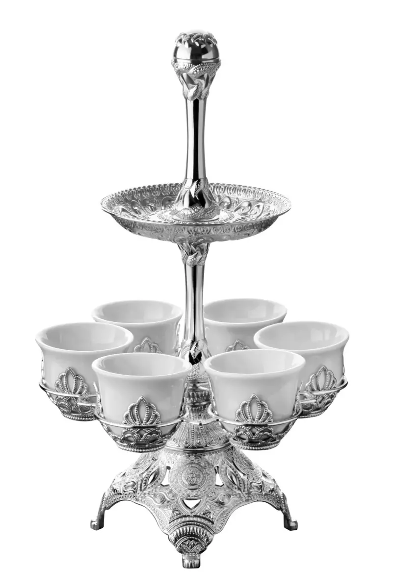 Mırra Presentation Set Silver with Two Layers - 2