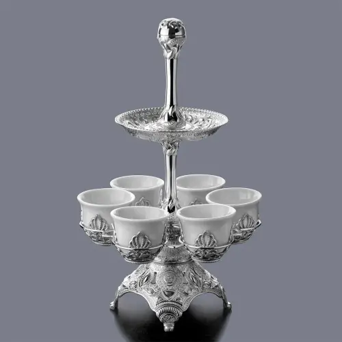 Mırra Presentation Set Silver with Two Layers - 3
