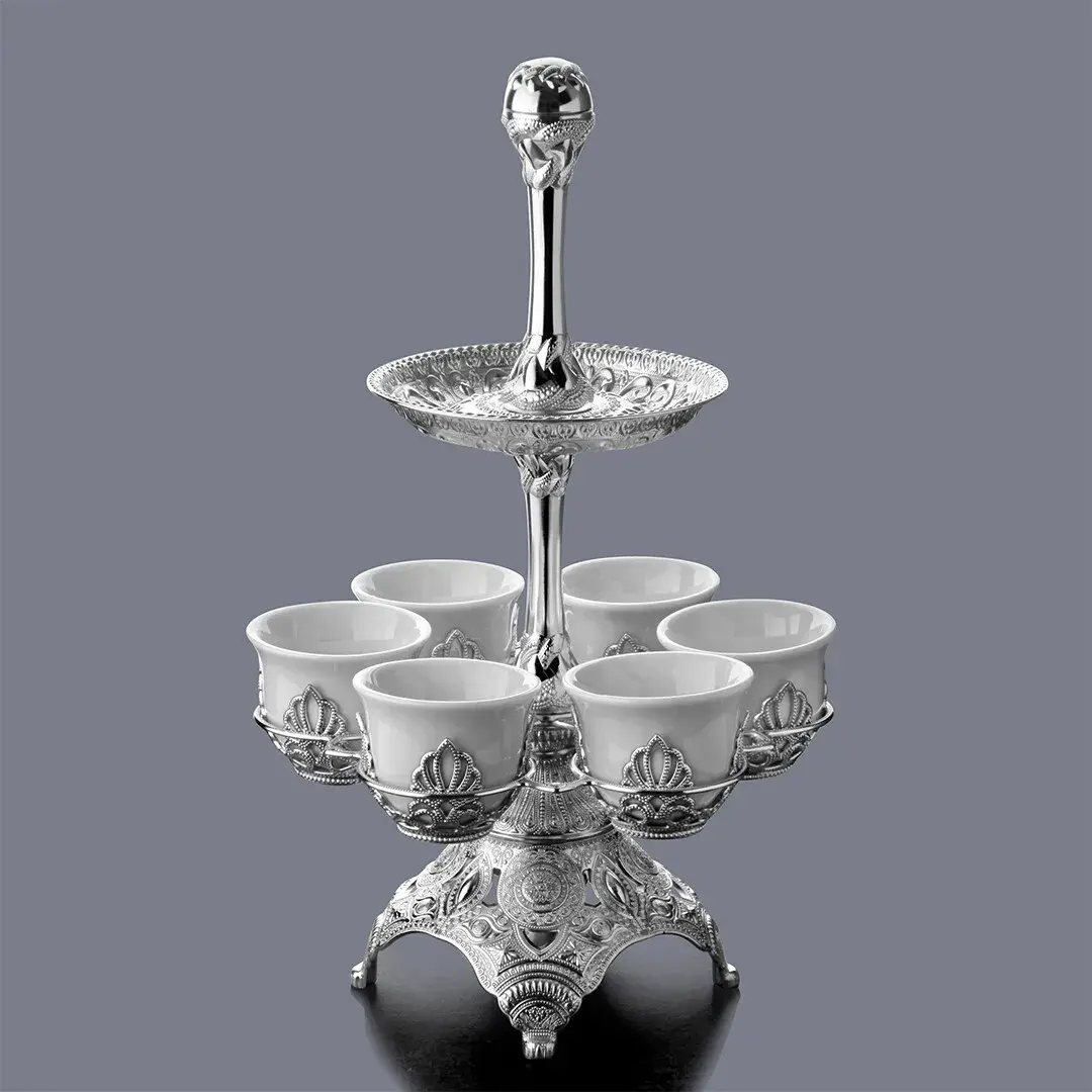 Mırra Presentation Set Silver with Two Layers - 3