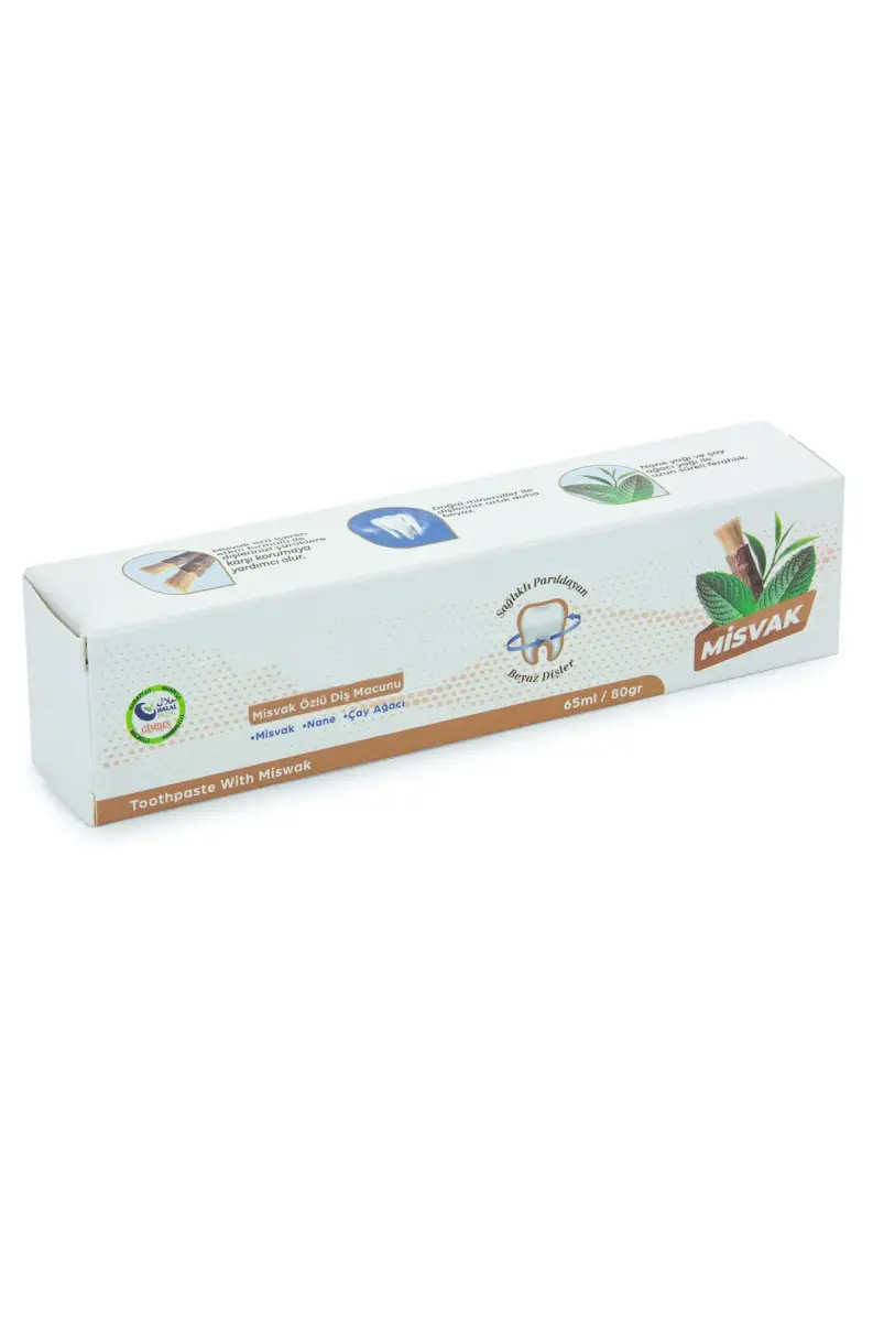 Misvak Özlü Diş Macunu Nane ve Çay Ağacı 65 ml – 80 gr - 2