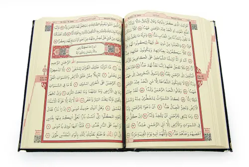 Mültezem Standlı Kadife Kaplı Kuranı Kerim Seti - Siyah - 8