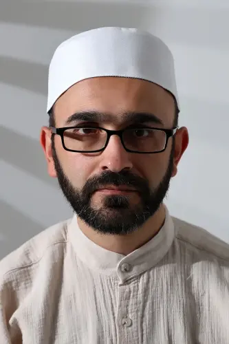 Nalı Şerif Desenli Kalıp Kumaş Takke Beyaz - 5