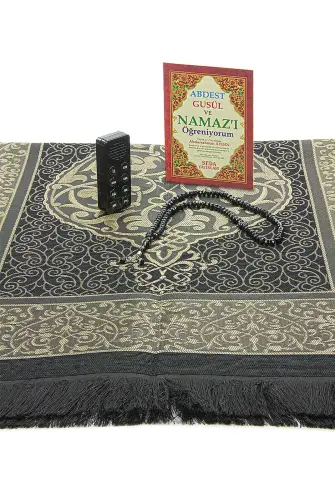 Namaz Kıldıran Cihaz - Siyah Renk - Kutulu - Tesbihli - Namaz Hocası Hediyeli - 4