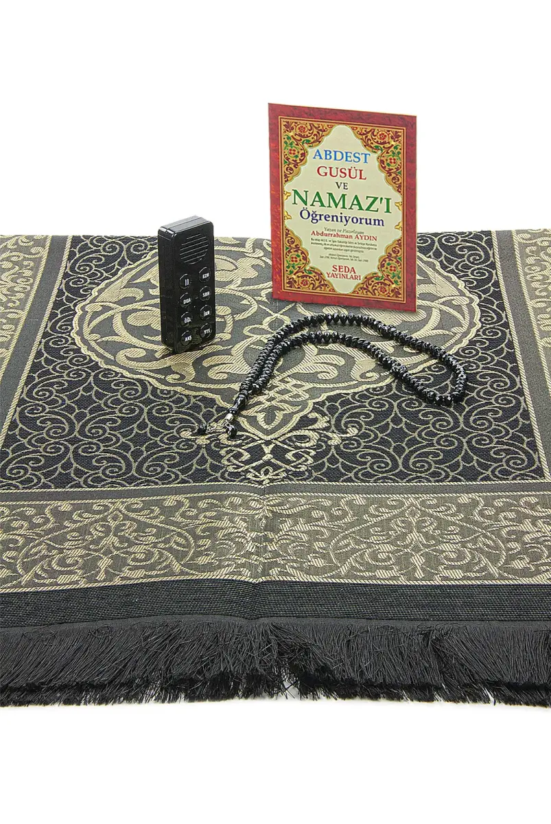 Namaz Kıldıran Cihaz - Siyah Renk - Kutulu - Tesbihli - Namaz Hocası Hediyeli - 4
