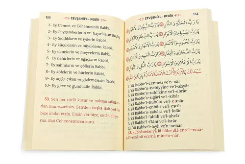 Cevşenül Kebir - Transkripsiyonlu Türkçe Okunuşu ve Anlamı - Mavi - 3